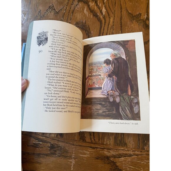 Heidi By Johanna Spyri Illustrated Junior Library Edition 1982 Hardcover - Picture 9 of 11